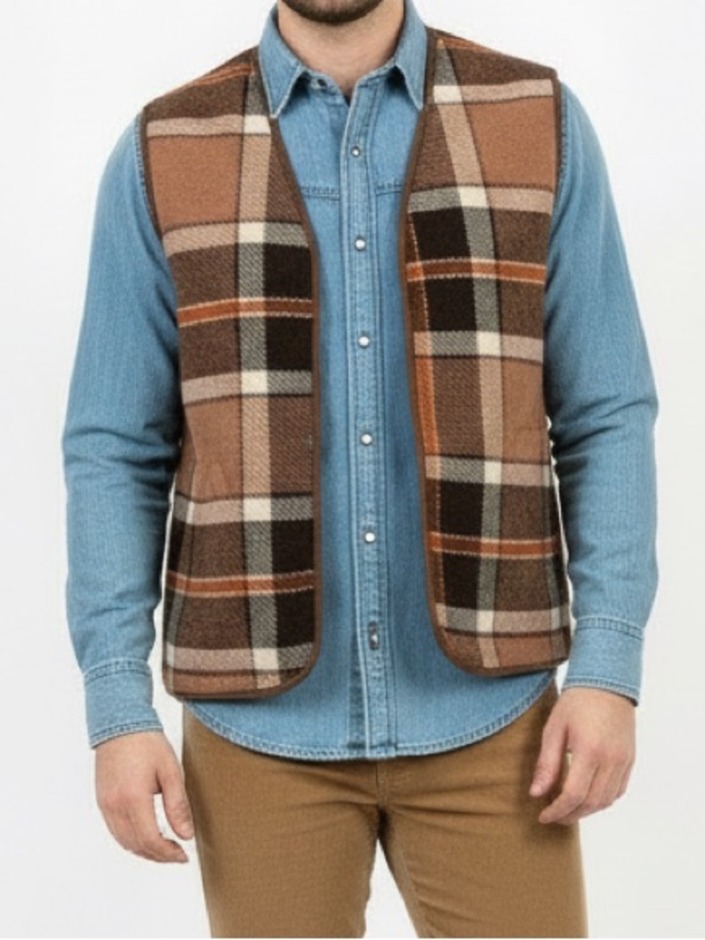 vintage Paulo Conti XL Italian Knit Liner Vest 90s Archival Industrial Zipper